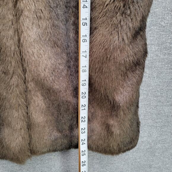 SANCTUARY COUTURE INSPIRED FAUX FUR VEST, SIZE S - Picture 6 of 6